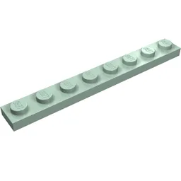 Plate 1 x 8 / Sand Green