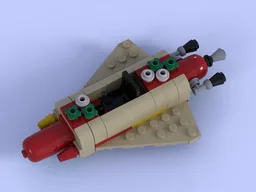 Hotdog Rocket Lego Universe inspired.