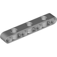 Lego Technic Beam 1 x 7 Thick with Alternating Holes / Light Bluish Gray