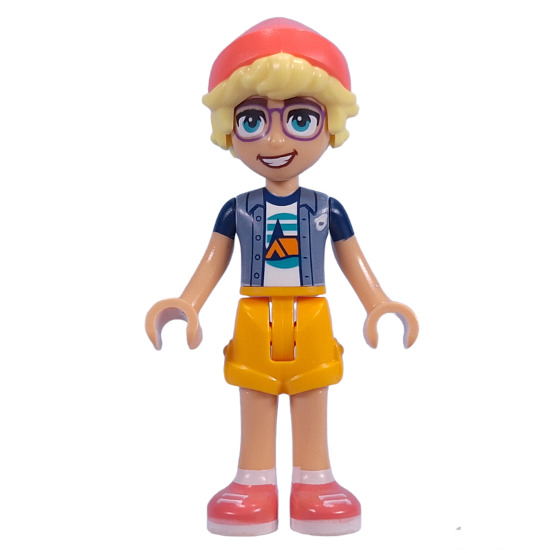 Lego Olly - Adventure Camp, Bright Light Orange Shorts, Coral Beanie