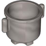 Lego Duplo Kettle with Closed Handles 2 x 2 x 1.5 / Pearl Light Gray
