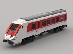 Intercity control wagon from the German Railroad