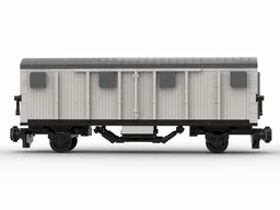 Covered Freight Wagon (8w)