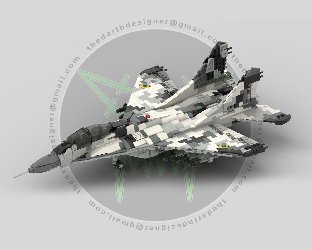 Lego Ukraine Mig-29 "The Ghost of Kyiv" - 1/35
