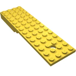 Vehicle Base, Trailer 4 x 14 x 1 / Yellow