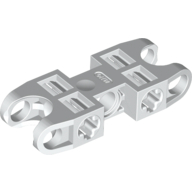 Lego Technic Axle and Pin Connector 2 x 5 with Two Ball Joint Sockets / White