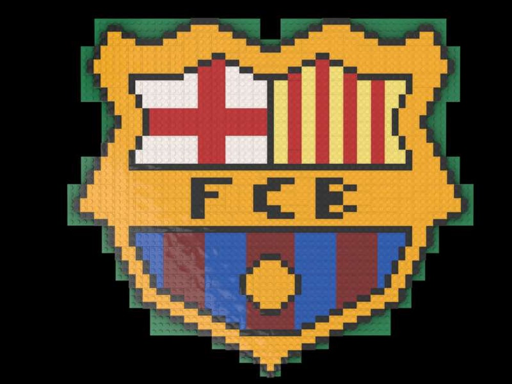 Lego Football Club Barcelona logo