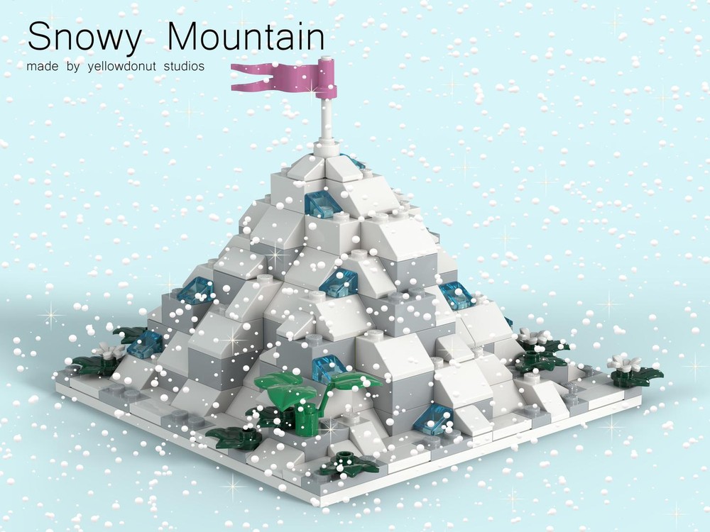 Lego Snowy Mountain
