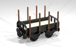 4-Wheel Stake Wagon (mini)
