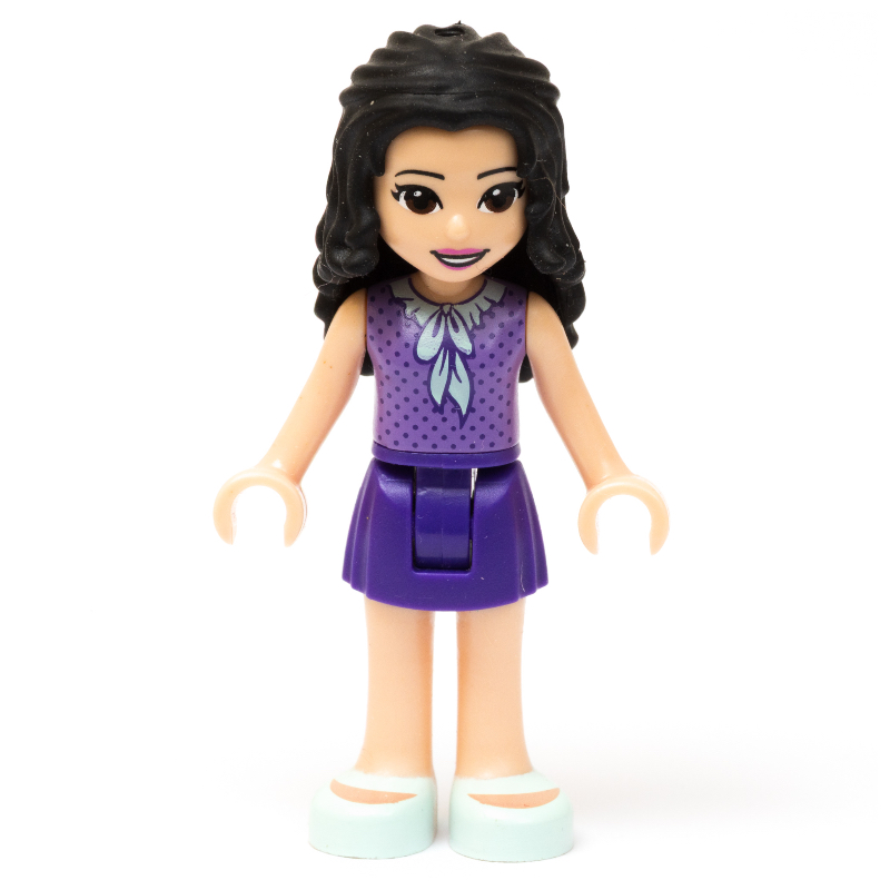 Lego Emma - Medium Lavender Dotted Top, Dark Purple Skirt