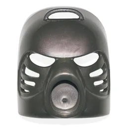Large Figure Mask Hau [Plain] / Two-tone Silver