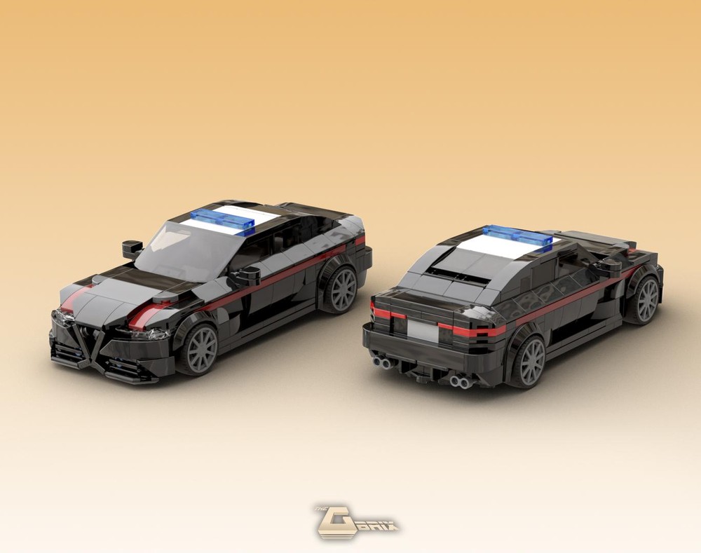 Lego Alfa Romeo Giulia Quadrifoglio - Carabinieri Design