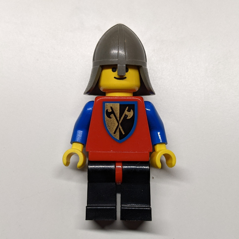 Lego Knight (Crusader Axe) - Black Legs (reissue)