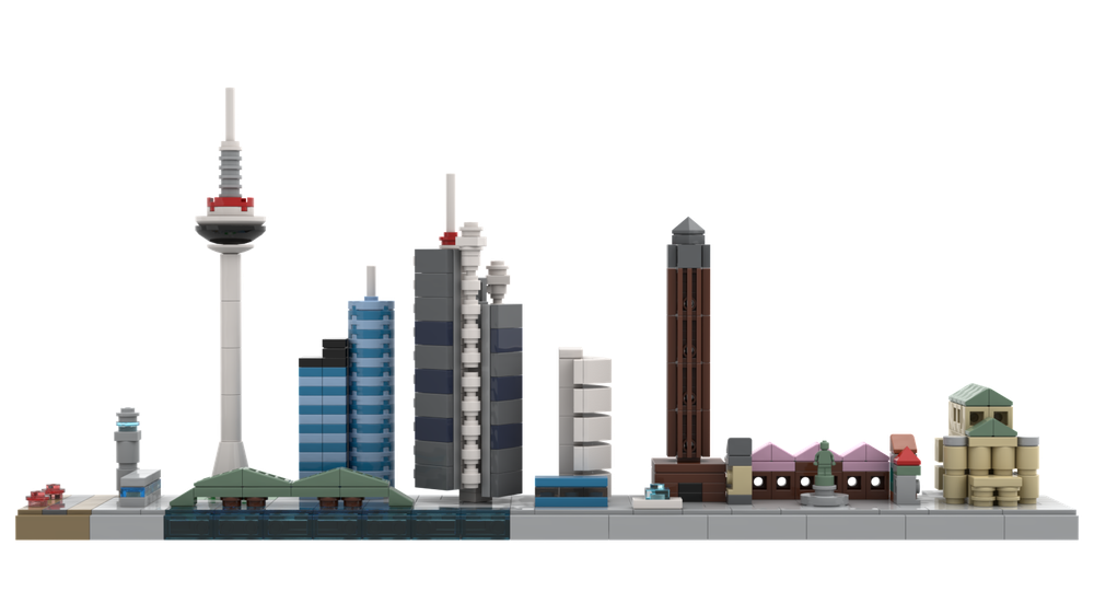Lego Frankfurt City Skyline