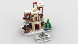 Mini 10263 Winter Village Fire Station