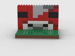 Minecraft Mooshroom face