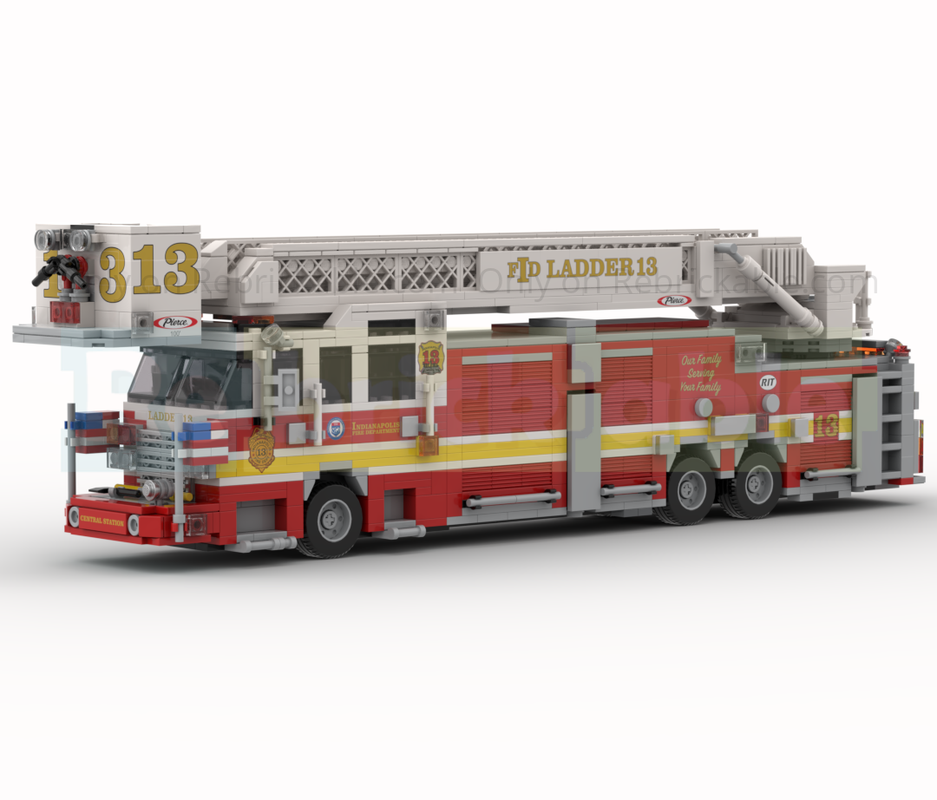 Lego 2021 Pierce Arrow XT Tower Ladder Fire Truck Indianapolis
