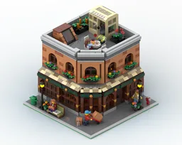 Lego City Traditional Pub Instructions (PDF) set Modular with 10 Figurines
