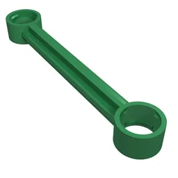 Technic Link 1 x 6 without Stoppers / Green