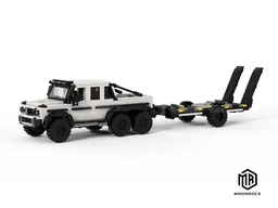 Mercedes-Benz AMG G63 6x6 and Trailer