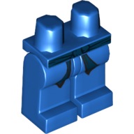 Lego Hips and Blue Legs with Dark Blue Belt Print / Blue