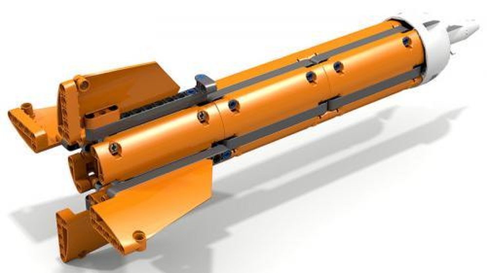 Lego Technic Rocket with 4x4 Interior Space