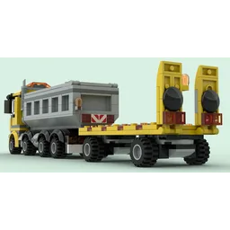 Construction Tipper With Trailer