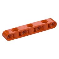 Lego Technic Beam 1 x 7 Thick with Alternating Holes / Reddish Orange