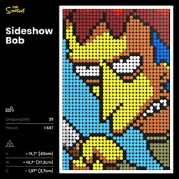 [LEGO Art] The Simpsons // Sideshow Bob