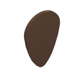 Shield Ovoid [Plain] / Brown