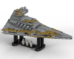 Thrawn's Chimaera V2 with Display Stand (75394 Mod)