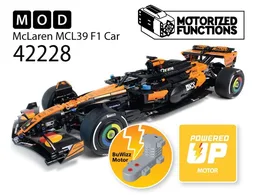 42228 McLaren MCL39 F1 Car RC MOD for Powered Up & BuWizz Mortors