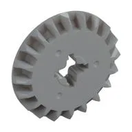 Technic Gear 20 Tooth Bevel / Light Bluish Gray