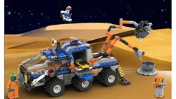 Classic Space Mining Rover