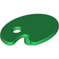 Lego Equipment Paint Palette / Green