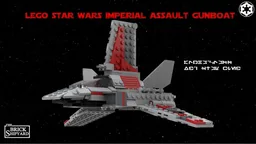Imperial Assault Gunboat Midi Scale