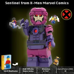 Sentinel from X-Men - Up-Scaled Minifigure Modification