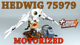 Motorizing Hedwig in less than a minute. LEGO 75979 MOD