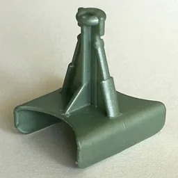 Packaging Lid Clip, Bionicle / Metallic Green