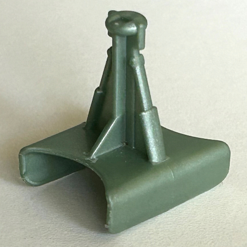 Lego Packaging Lid Clip, Bionicle / Metallic Green