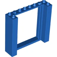 Door Frame Double 2 x 8 x 6 / Blue