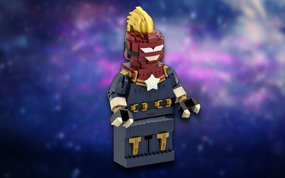 Lego Up-Scaled LEGO Minifigure - Captain Marvel The Destroyer