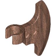 Lego Weapon Axe Head, Clip-on (Viking) [Thick Clip] / Metallic Copper