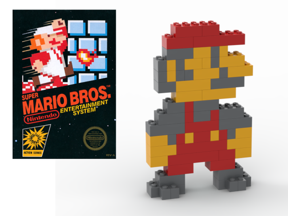 Lego 8-bit Super Mario Bros Sprite (Idle)