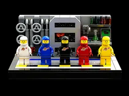 Classic Space Minifigure Display MOC