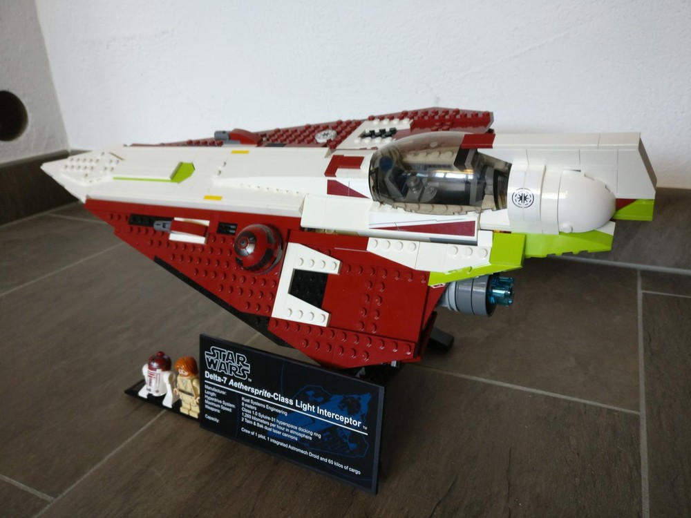 Lego Display stand for UCS 10215 (Obi-Wan Starfighter)