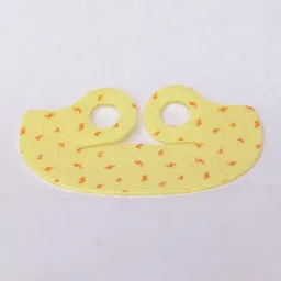 Neckwear Cape Collar with Bright Light Orange Fur Print / Bright Light Yellow