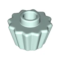 Food Cupcake with Stud / Light Aqua