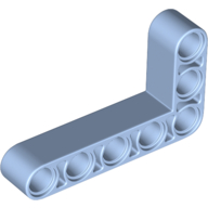 Lego Technic Beam 3 x 5 L-Shape Thick / Bright Light Blue