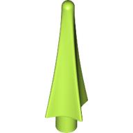 Lego Weapon Spear Tip with Fins / Lime